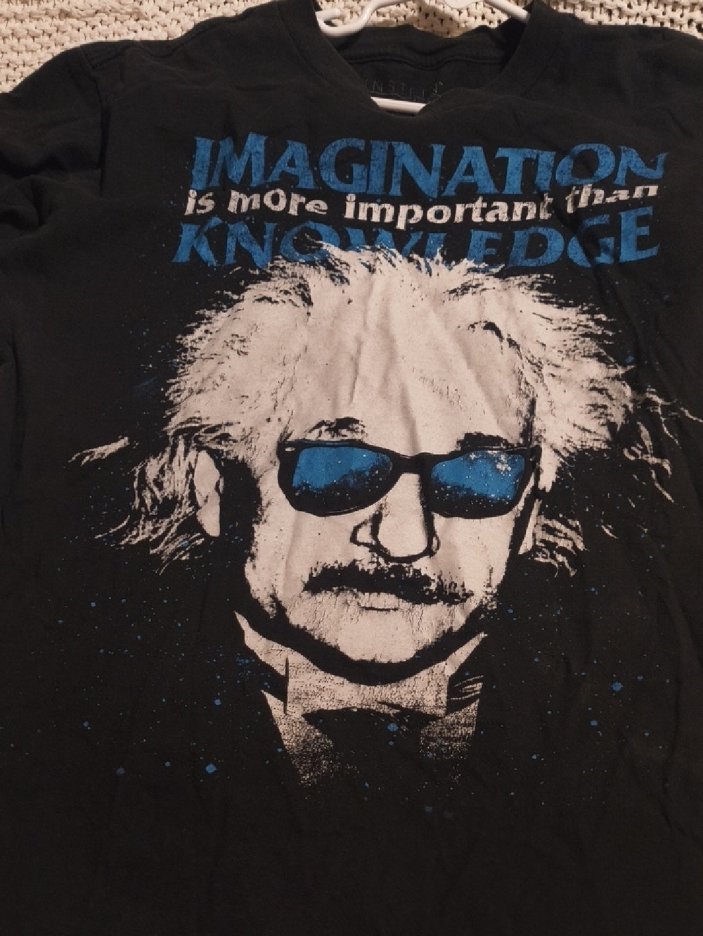 Einstein Black Tee Shirt Medium